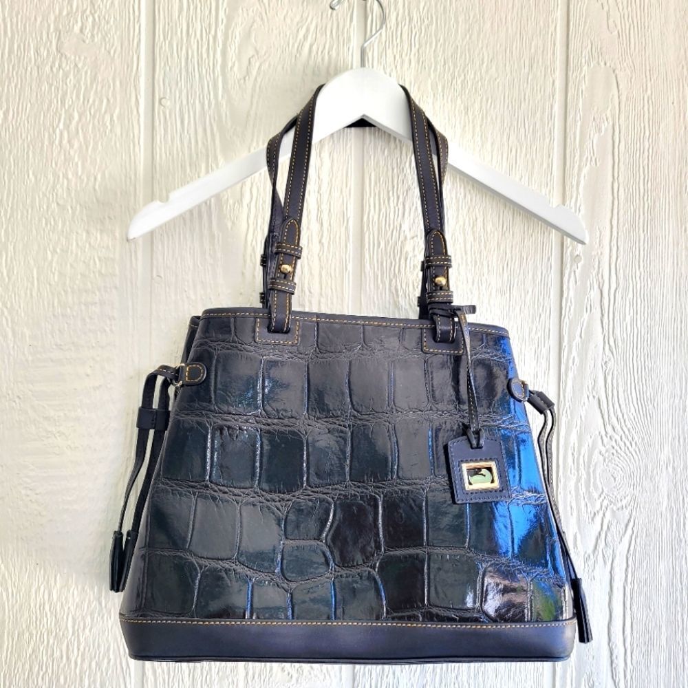 Dooney and Bourke Vintage Croc Embossed hand bag